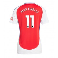 Fotballdrakt Dame Arsenal Gabriel Martinelli #11 Hjemmedrakt 2024-25 Kortermet